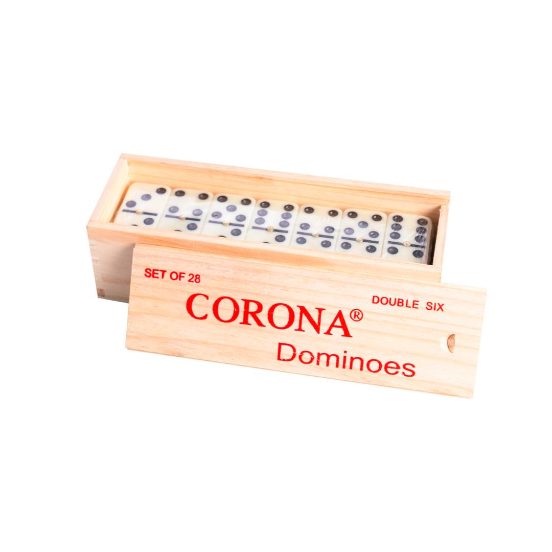 DOMINO PEQUEÑO CORONA ESTUCHE MADERA (F. 24 SETS)