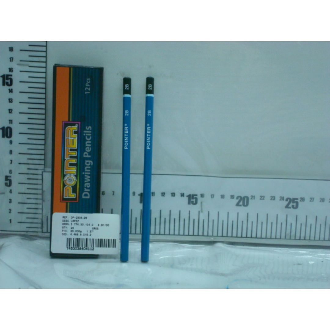 LAPIZ PARA DIBUJO POINTER DE GRAFITO CX6 2B (F. 240 DOC)