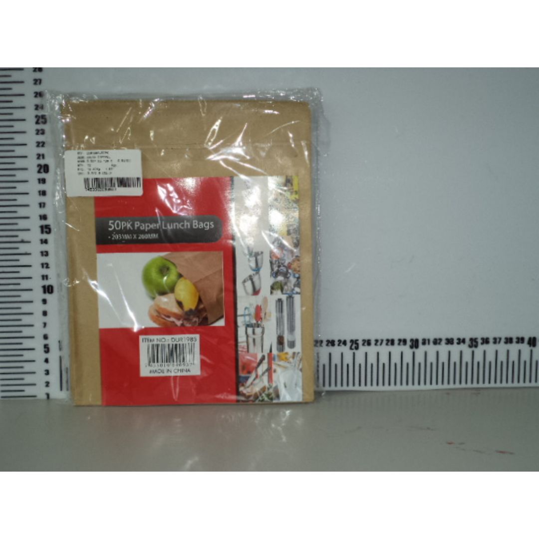 BOLSA D/PAPEL PARA LUNCH (F. 30 PAQ)