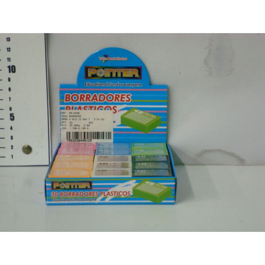 BORRADOR POINTER 4B CX30 6 COL. (F. 50 BOX)
