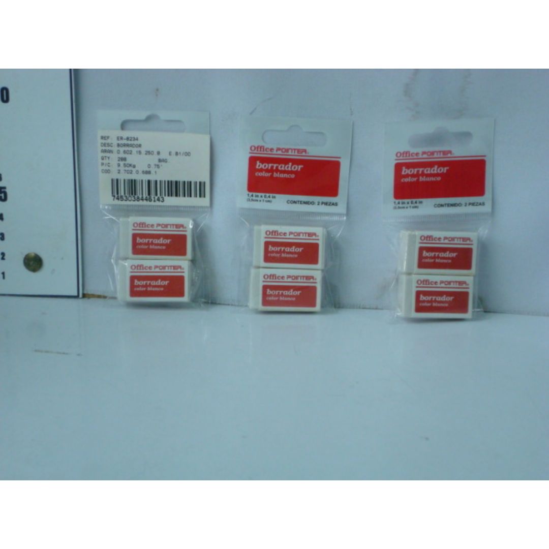 BORRADOR POINTER OFFICE CON PROTECTOR SET DE 2 PZA (F.24 DOC)