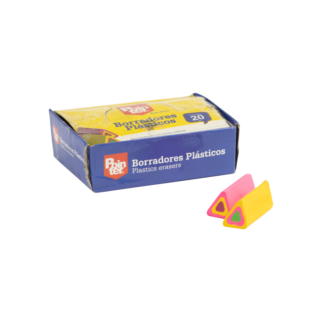 BORRADOR POINTER TRIANGULAR COL. NEON CX20 (F. 50 BOX)