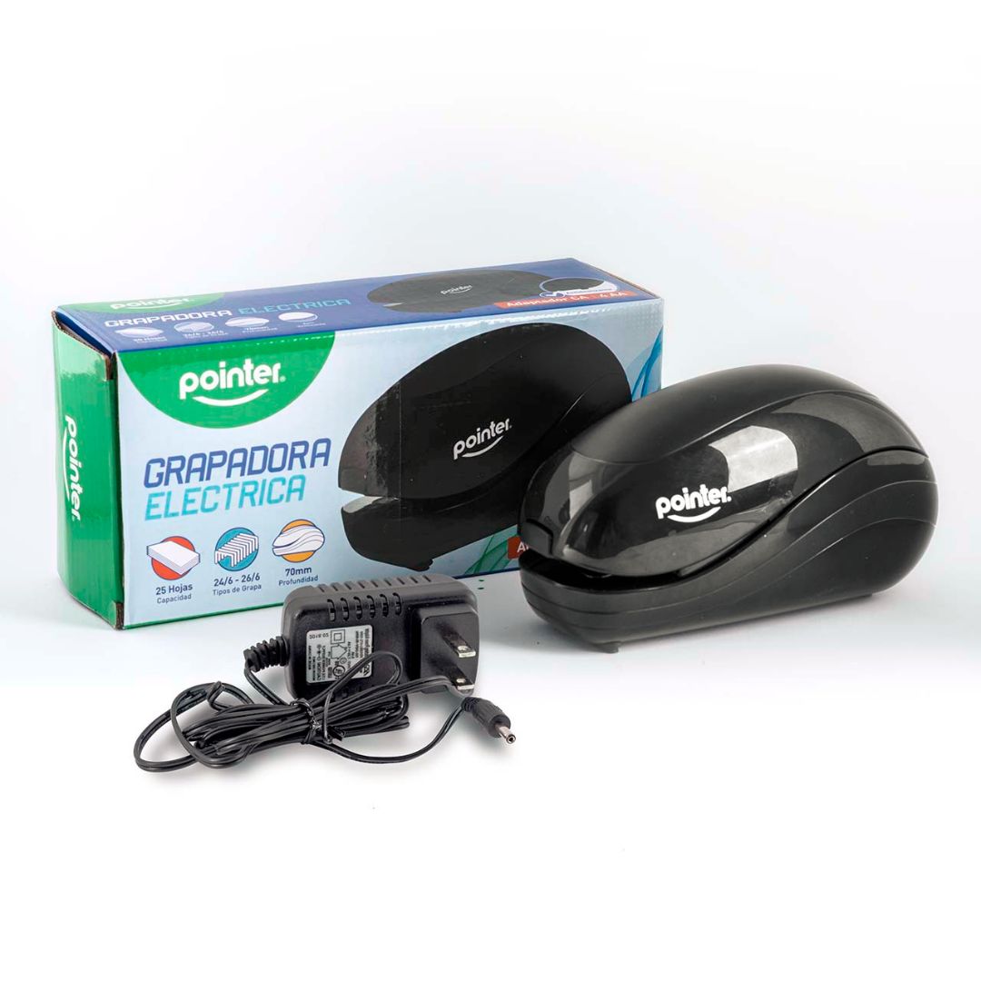 ENGRAPADORA ELECTRICA POINTER PEQ. C/ADAPTADOR 4 AA (F. 24 PZAS)