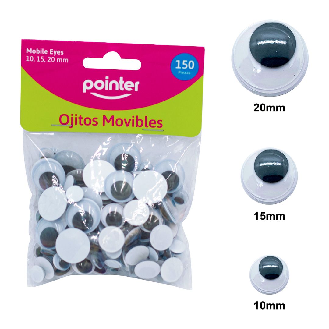 OJITOS MOVIBLES POINTER BX150 10/15/20MM (F. 288 UNI)