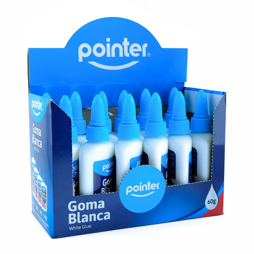 GOMA BLANCA POINTER CX12 60G/2ONZS (F. 24 DOC)
