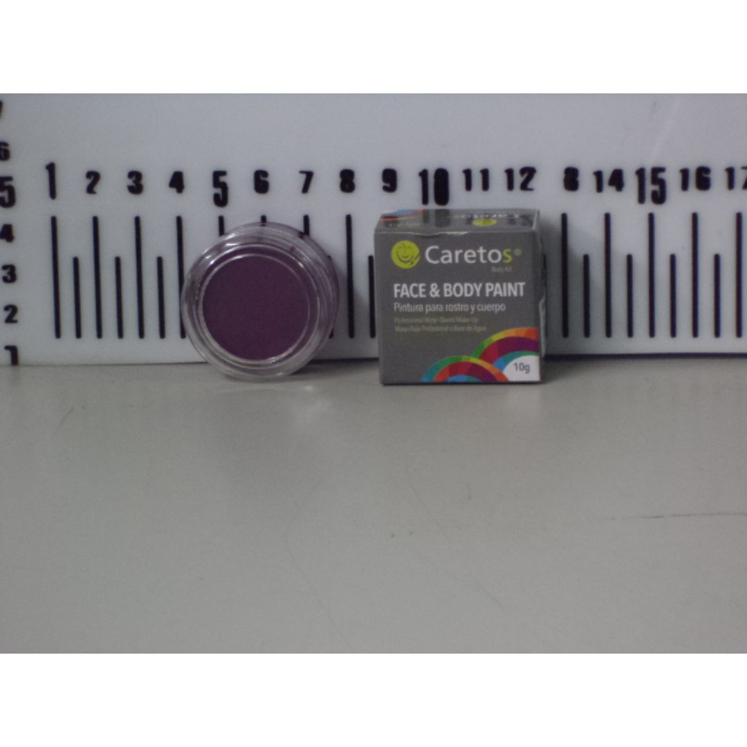 PINTA CARITAS CARETOS MORADO FLUORESCENTE 10G (F. 120 UNI)