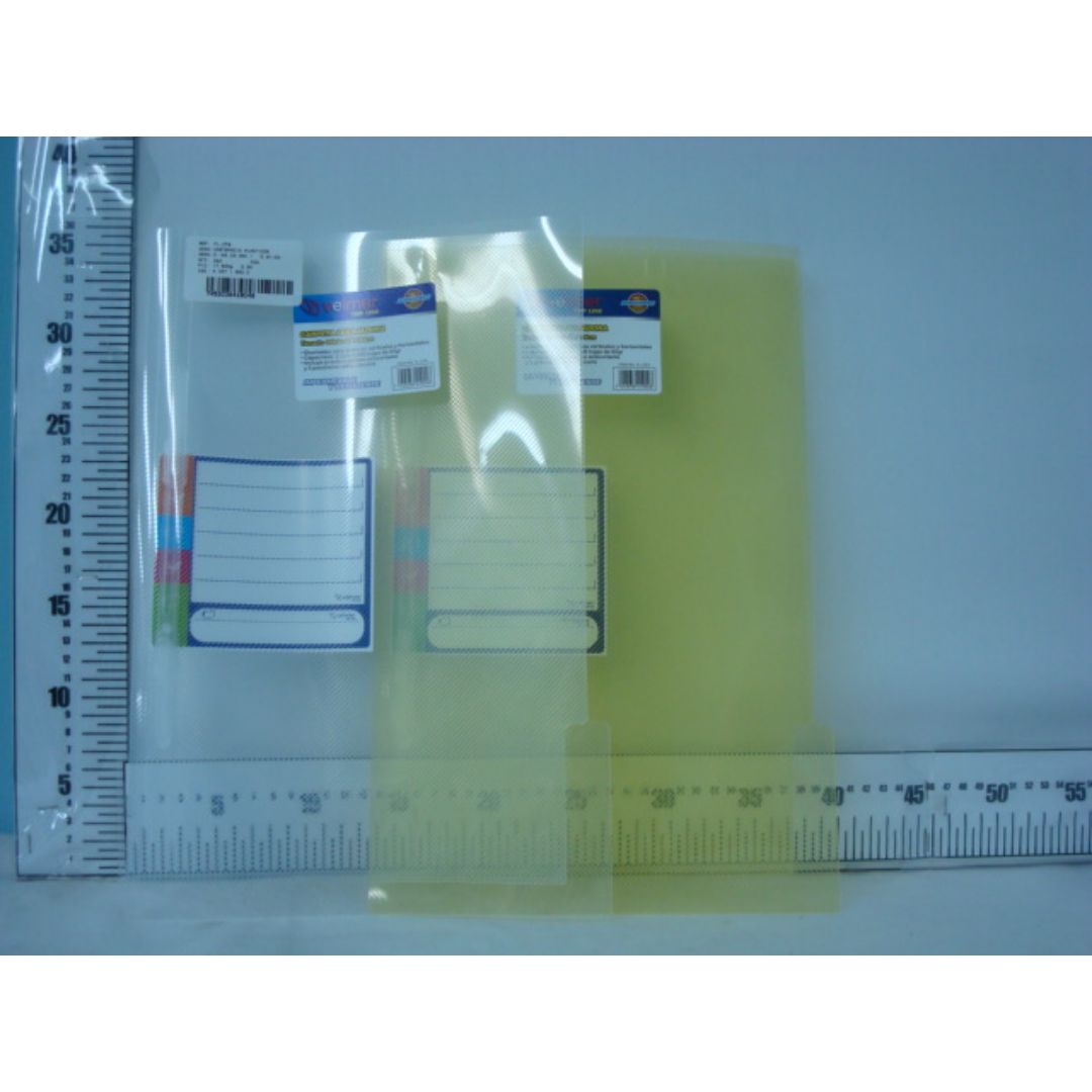 CARPETA LEGAJADORA VELMER AMA/TRANS. 37X24CM (F. 48 PZAS)