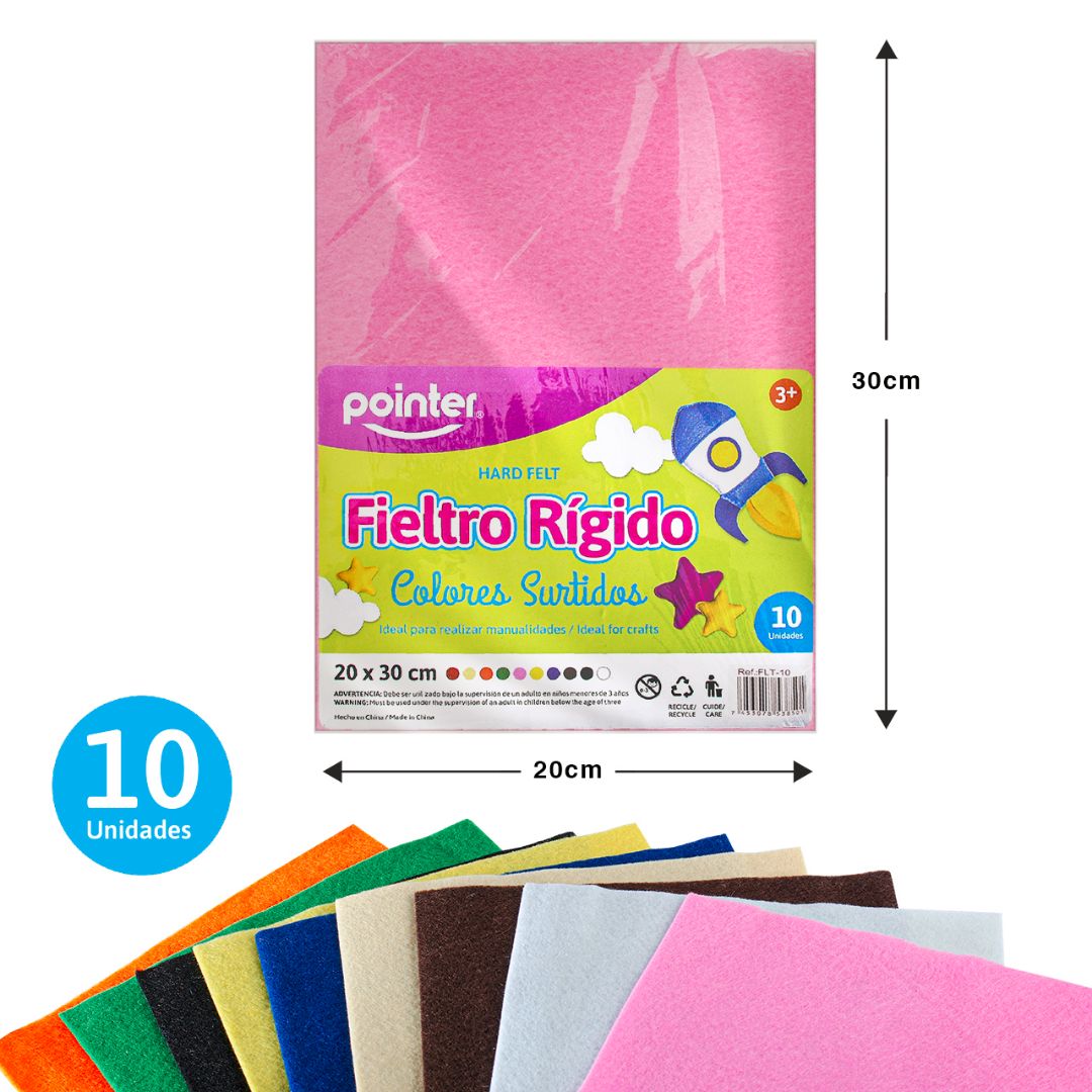 FIELTRO POINTER PX10 COLORES CARTA (F. 120 PAQ)
