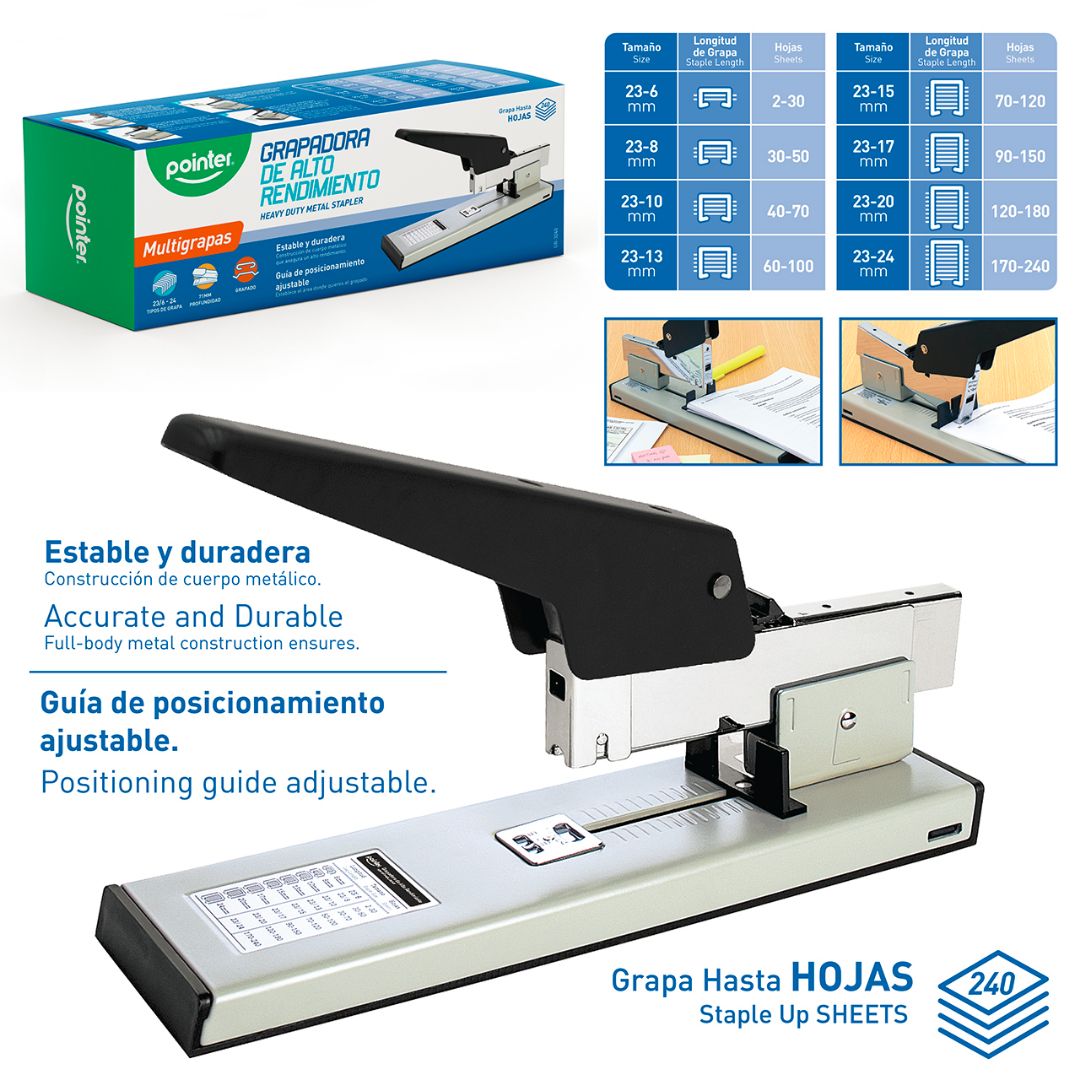 ENGRAPADORA INDUSTRIAL POINTER 240H.(F. 12 PIEZAS)