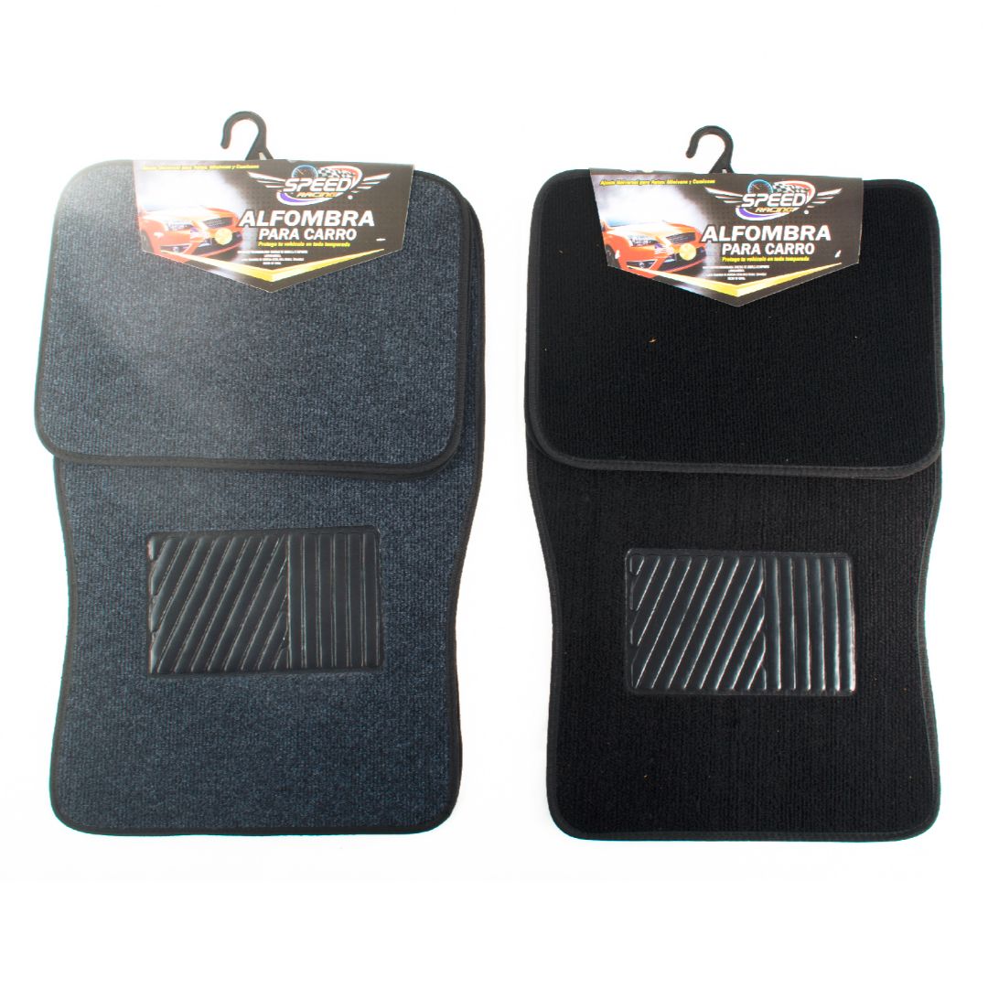 ALFOMBRA P/AUTOS SPEED RACING 2 COLORES (F. 12 SETS)