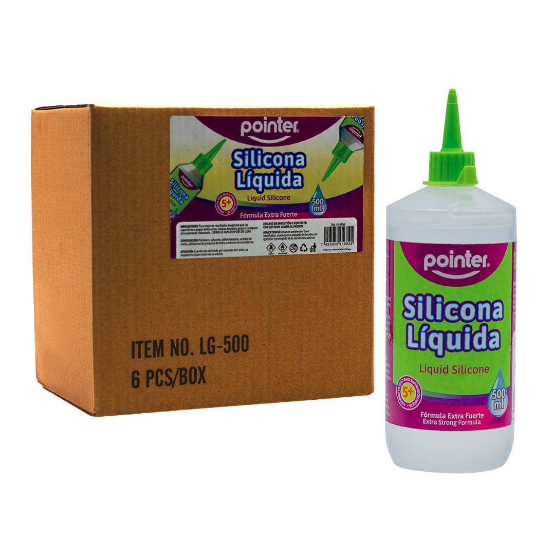 SILICON LIQUIDO POINTER CX6 500ML (F. 36 PZAS)