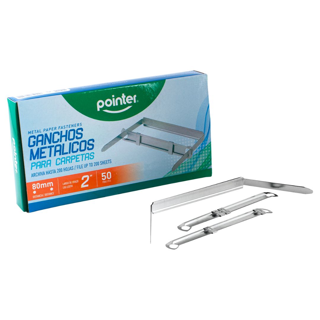 FASTENER METALICOS POINTER CX50 80MM (F. 60 BOX)