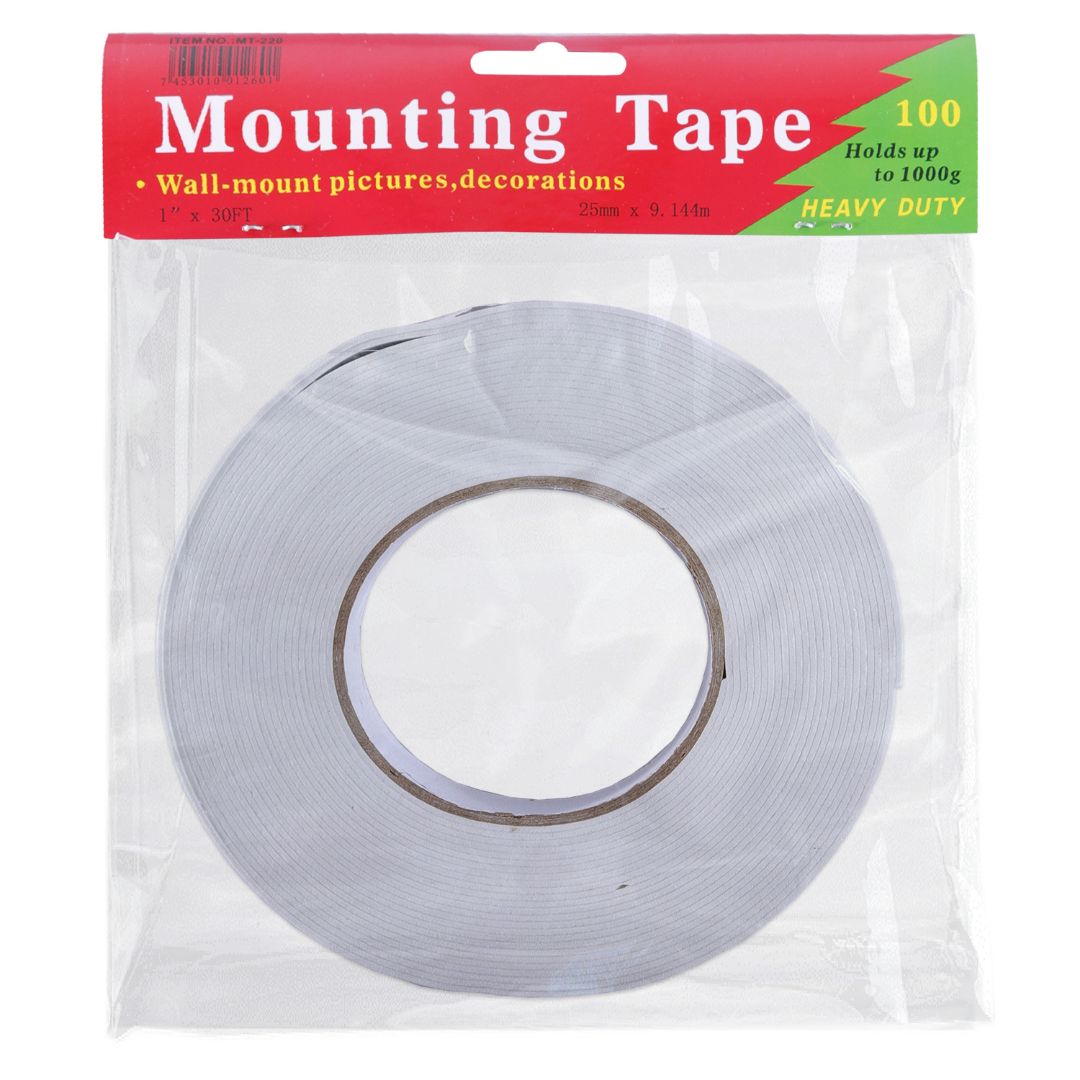 MOUNTING TAPE  MOUNTING 100G 25MM X 9.14M (F. 40 ROLLOS)