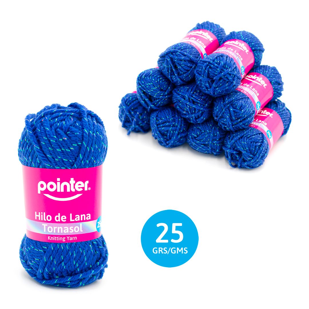 LANA TORNASOL POINTER AZUL 25G (F. 200 PZAS)