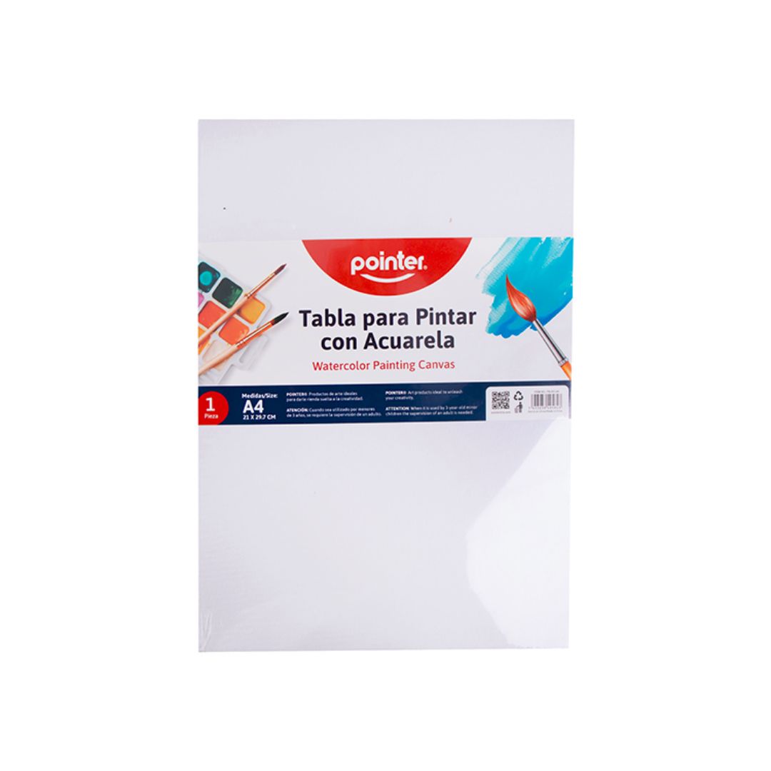 CARTON CON TELA POINTER P/ACUARELA CARTA (F. 144 UNI)