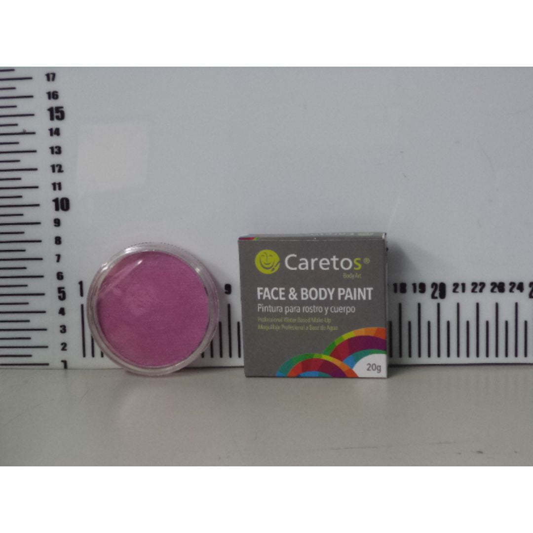 PINTA CARITAS CARETOS ROSA PERLADO 20G (F. 120 UNI)