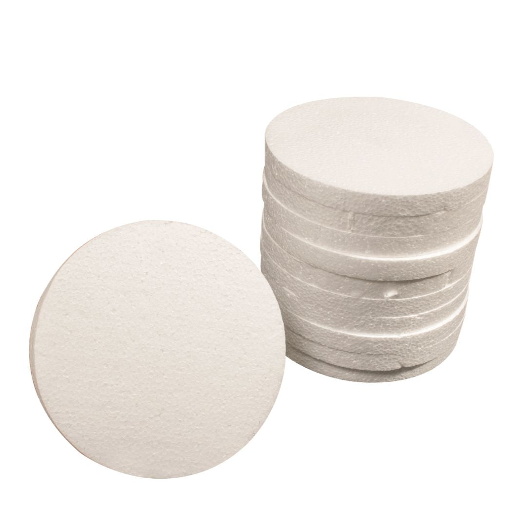BASE DE DUROPORT 20CM DIAMETRO X 2CM ALTO (F. 144 PZAS)