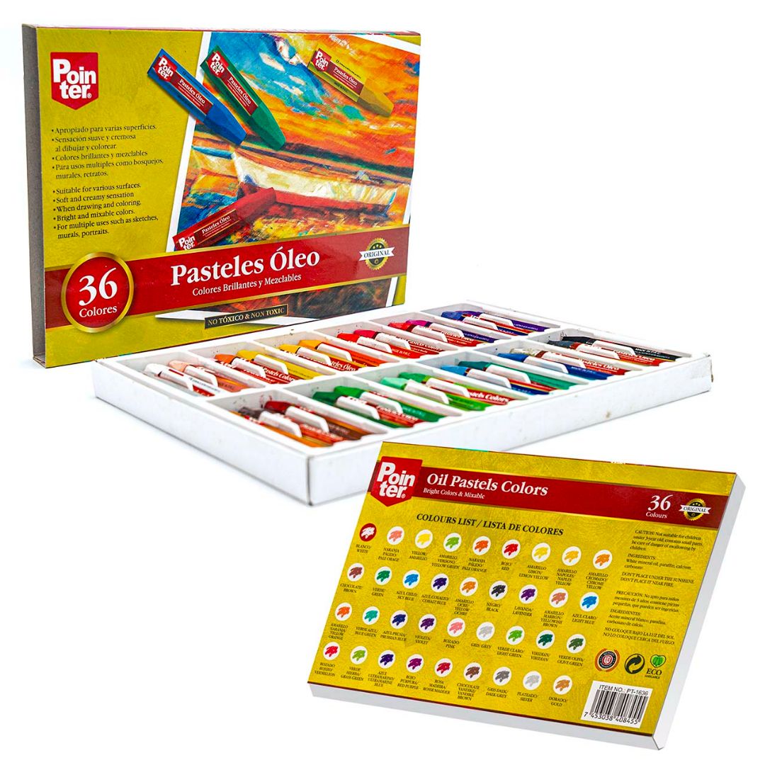 CRAYON PASTEL OLEO POINTER 36 COL. (F. 48 SETS)