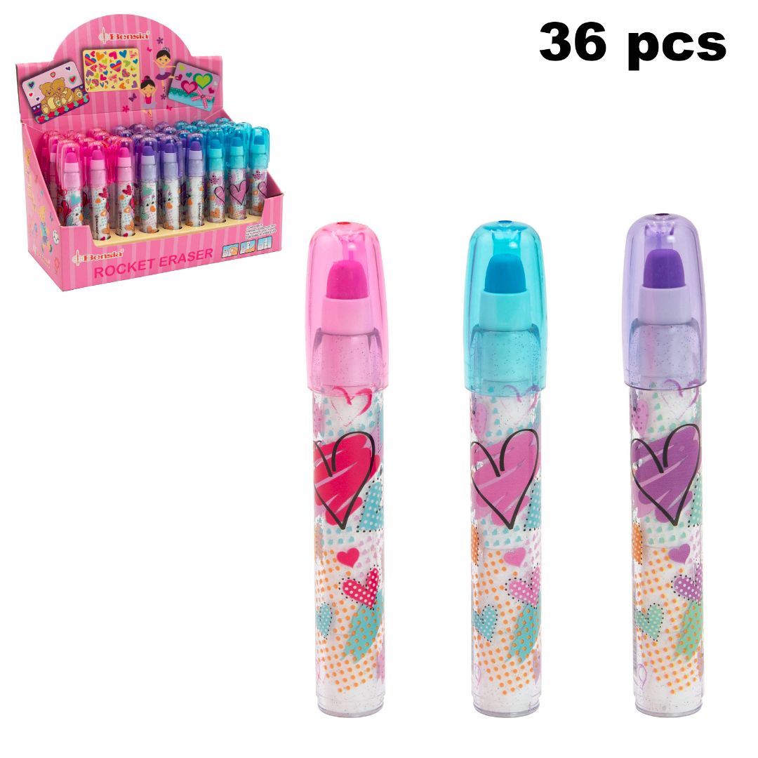 PORTABORRADOR BENSIA CORAZONES 3 COL. CX36 (F. 24 BOX)