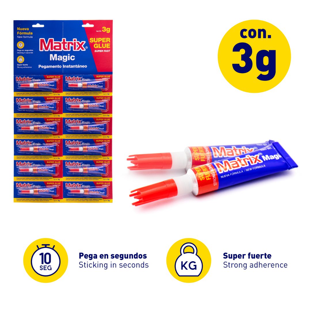 SUPER GLUE MATRIX 3G CX12 (F. 60 SETS)