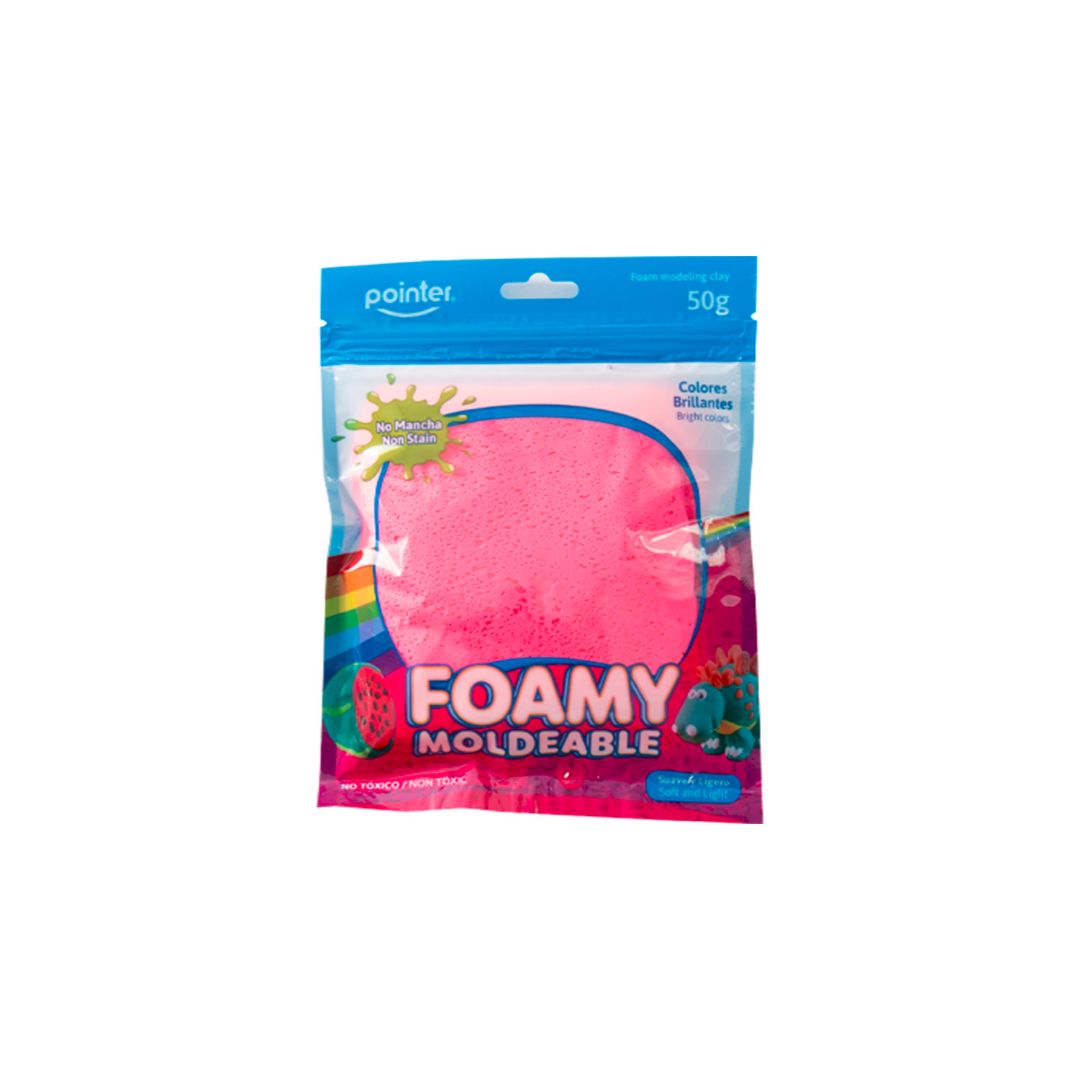 FOAMY MOLDEABLE POINTER ROSADO 50G (F. 200 SETS)