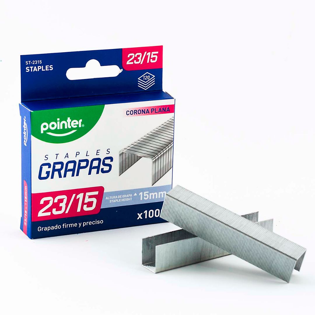 GRAPA INDUSTRIAL POINTER CX1000 23/15 P/120H. 15MM (F. 150 BOX)