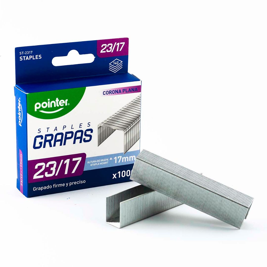 GRAPA INDUSTRIAL POINTER CX1000 23/17 P/140H. 17MM (F. 100 BOX)