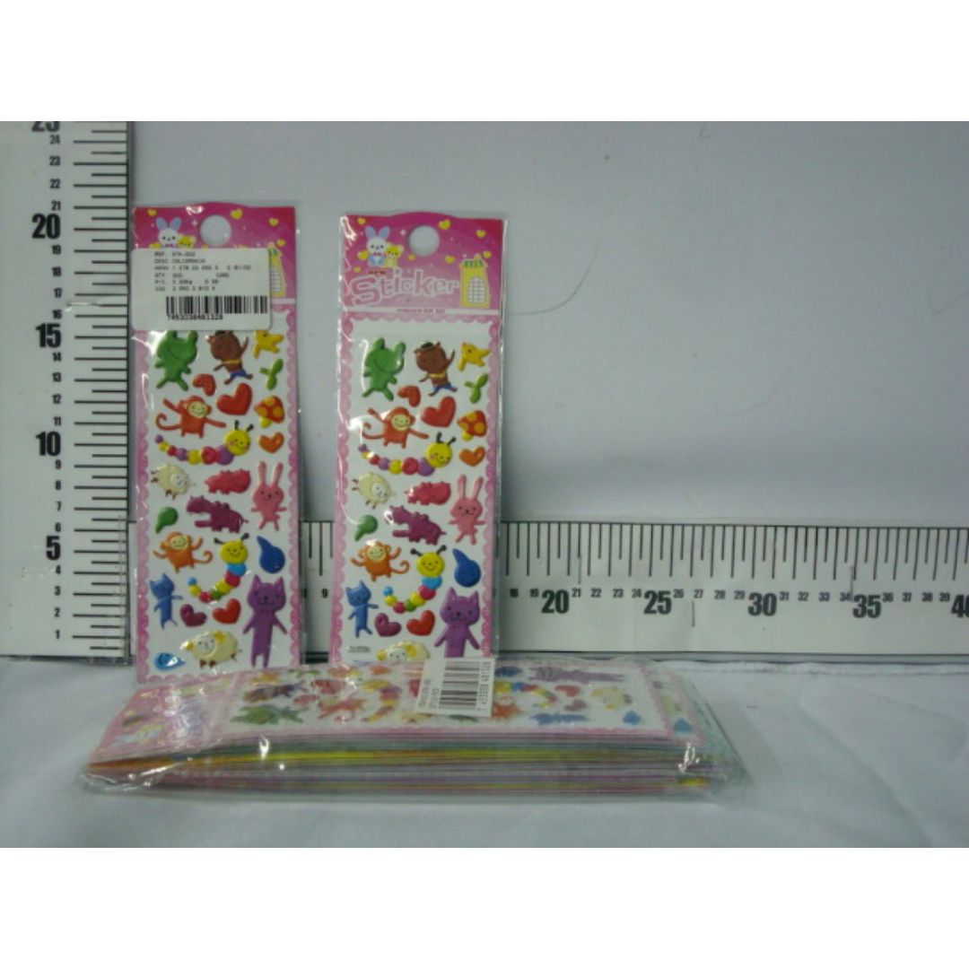 STICKERS DE ANIMALITOS DIFERENTES DISEÑOS (F. 288 SETS)