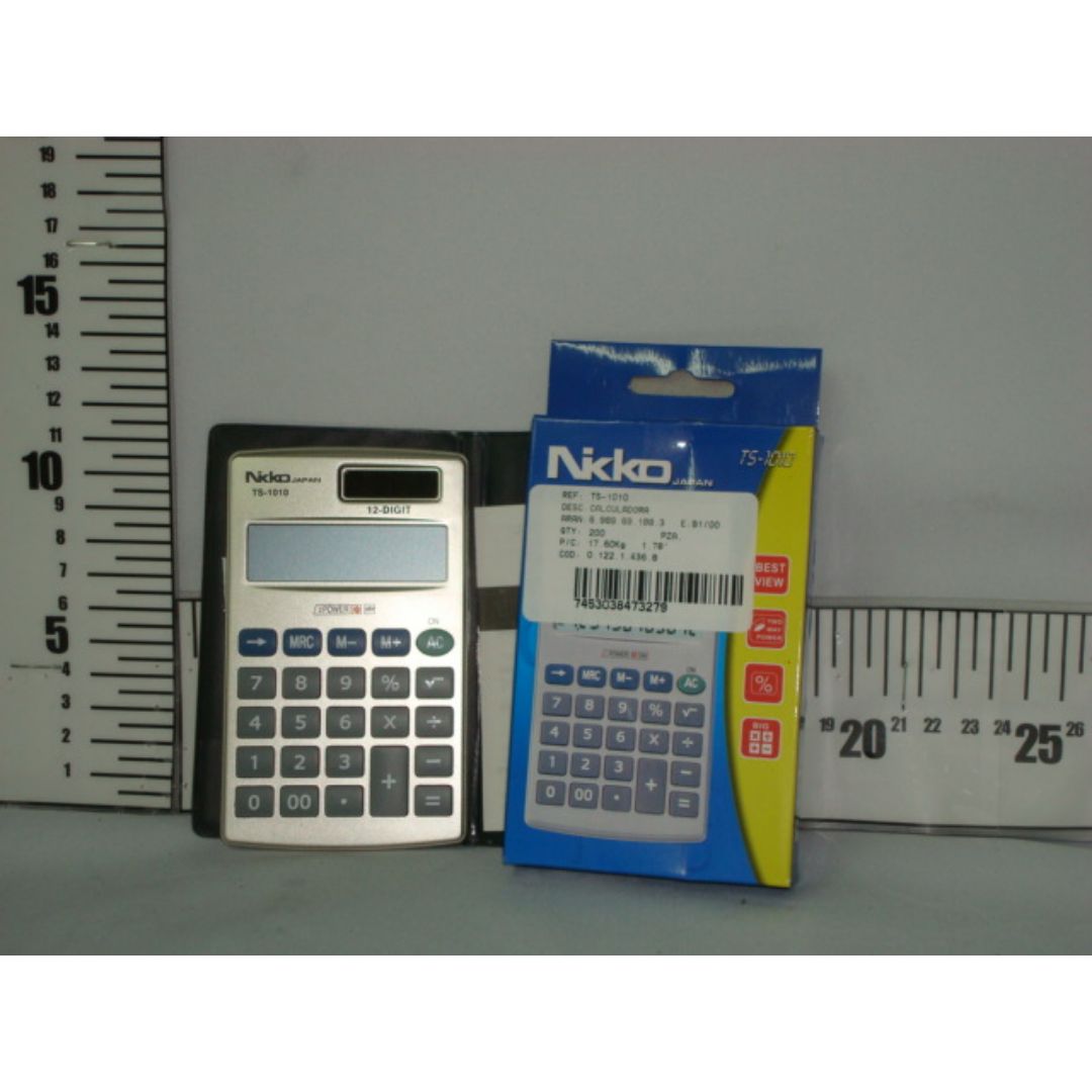 CALCUADORA DE BOLSILLO NIKKO C/ESTUCHE VINIL 8 DIG. (F. 200 UNI)
